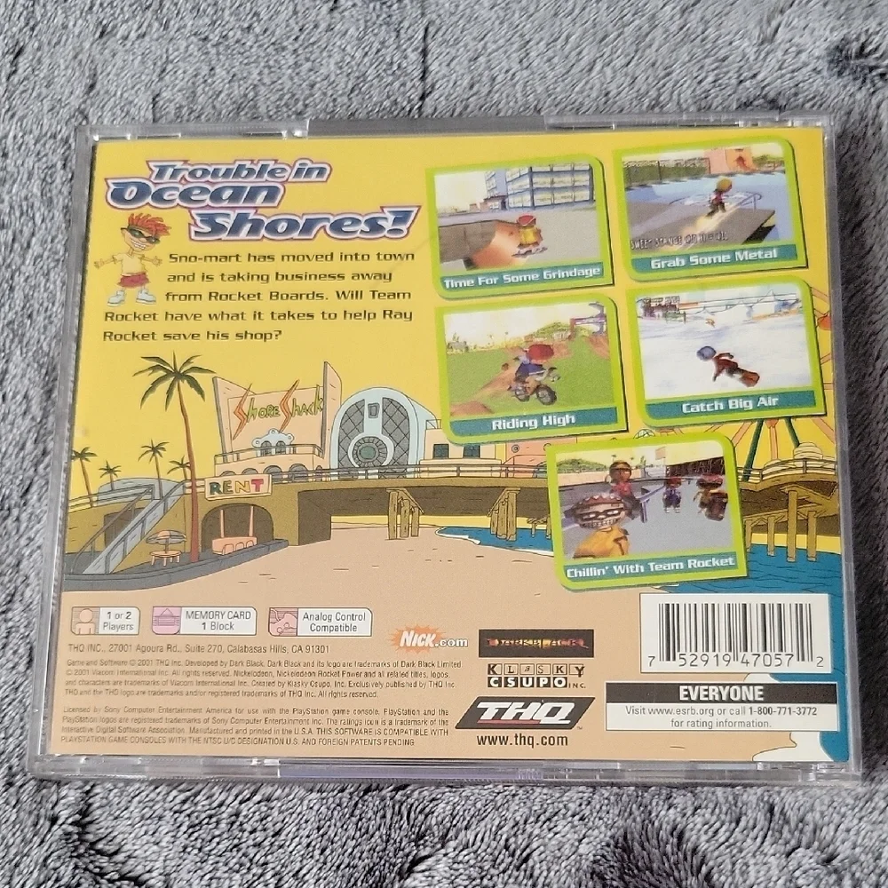 Rocket Power Team Rocket Rescue PlayStation Game -2001-.13